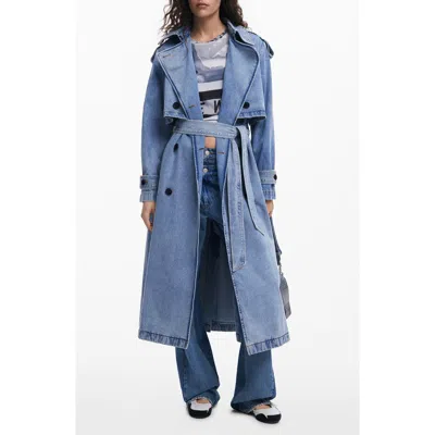 DESIGUAL DESIGUAL DENIM TRENCH COAT