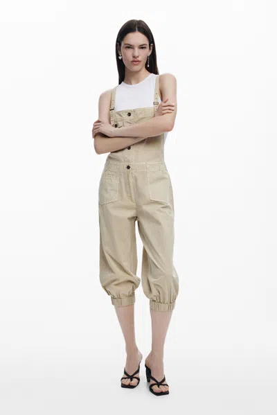 DESIGUAL DETACHABLE DENIM OVERALLS