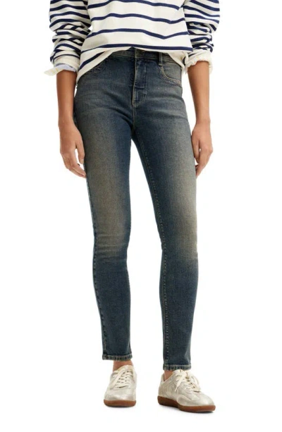 Desigual Donis Skinny Jeans In Blue