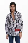 Desigual "don't" Shirt In Black