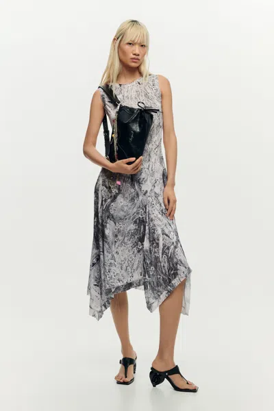 Desigual Draped A-line Dress In Multi