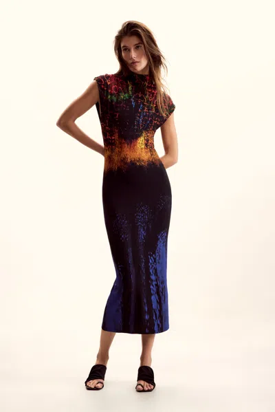 Desigual Dress Designed By Mr. Christian Lacroix In Multi