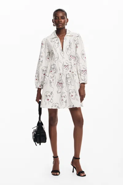 Desigual Dress In White