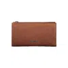 DESIGUAL ELEGANT BROWN TWO-COMPARTMENT WALLET