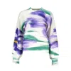 Desigual Elegant Crew Neck Sweater With Contrast Detailing