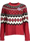 DESIGUAL ELEGANT HIGH COLLAR SWEATER WITH CONTRASTING WOMEN'S DETAILS