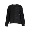Desigual Elegant Turtleneck Sweater With Contrast Details