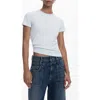 Desigual Embellished Logo T-shirt In Light Blue