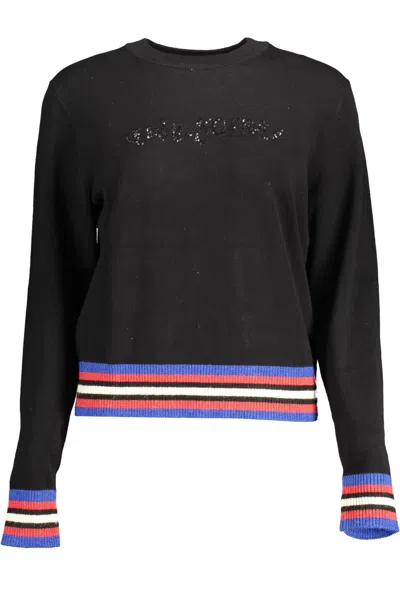 DESIGUAL ENCHANTING CONTRAST DETAIL WOMEN'S SWEATER