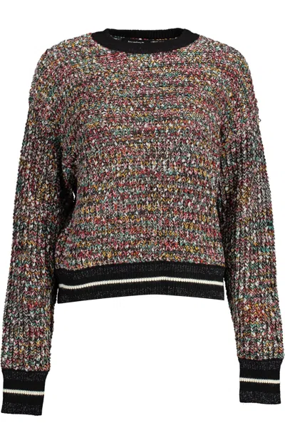 DESIGUAL ENIGMATIC SWEATER WITH CONTRASTING WOMEN'S DETAILS