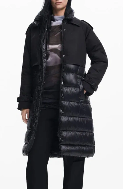 DESIGUAL DESIGUAL ESTOCOLMO LAYERED PUFFER COAT