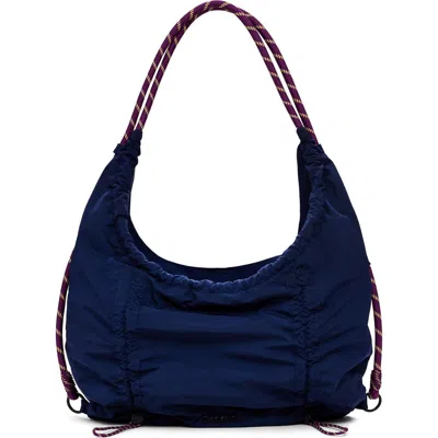 Desigual Extra Large Toggle Detail Shoulder Bag In Blue