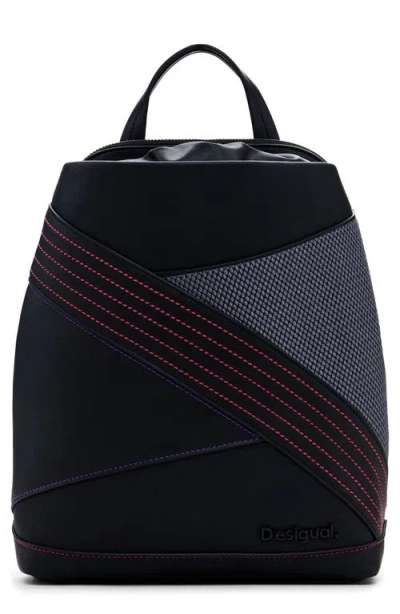 DESIGUAL DESIGUAL FAUX LEATHER BACKPACK