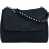 Desigual Faux Leather Convertible Top Handle Bag
