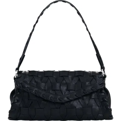 Desigual Faux Leather Crossbody Bag In Black