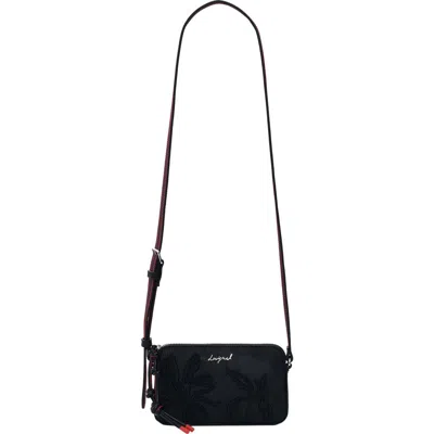 Desigual Faux Leather Crossbody Bag In Black