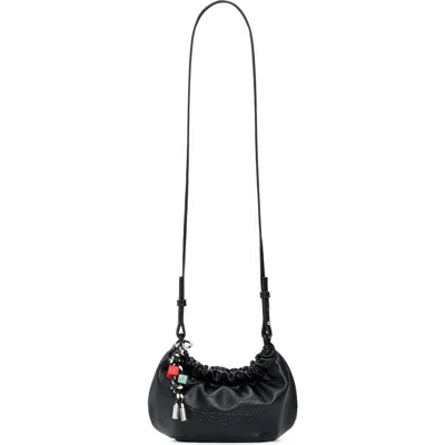 Desigual Faux Leather Crossbody Bag In Black