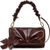 Desigual Faux Leather Crossbody Bag In Brown
