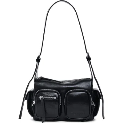 Desigual Faux Leather Shoulder Bag In Black