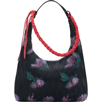 Desigual Faux Leather Shoulder Bag In Black