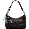 Desigual Faux Leather Shoulder Bag In Brown