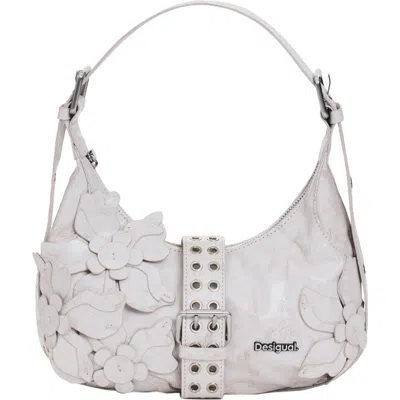 Desigual Faux Leather Shoulder Bag In Brown
