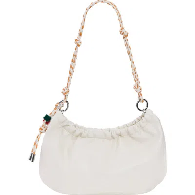 Desigual Faux Leather Shoulder Bag In White