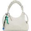 Desigual Faux Leather Shoulder Bag In Gray