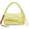 Desigual Faux Leather Shoulder Bag In Gold