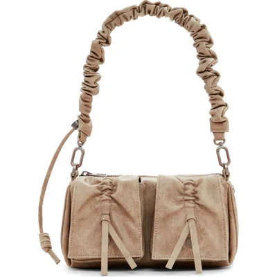 Desigual Faux Leather Shoulder Bag In Sand