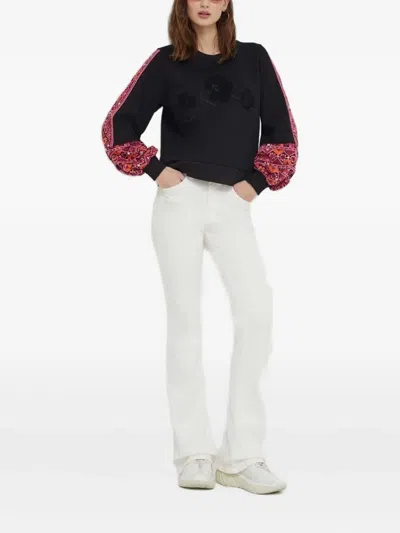 Desigual Flare Jeans In White