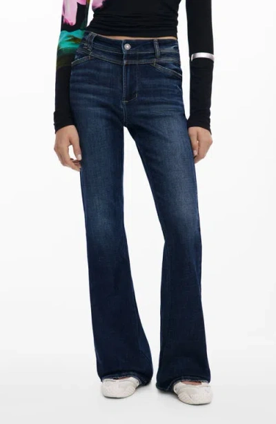 DESIGUAL DESIGUAL FLARE LEG JEANS
