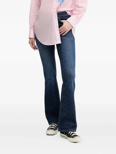 Desigual Flared Jeans In Blue