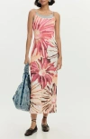 Desigual Floral & Solid Dress Set In Multi