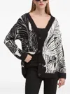 Desigual Floral-pattern Buttoned Cardigan In Multi
