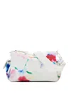 Desigual Floral-print Shoulder Bag In White