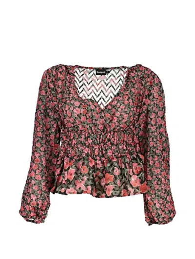 Desigual Rosa Polyester Woman Blouse In Multi