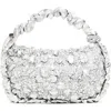 Desigual Zipper Flossy Bag In Silver