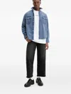 Desigual Frayed-hem Jeans In Black