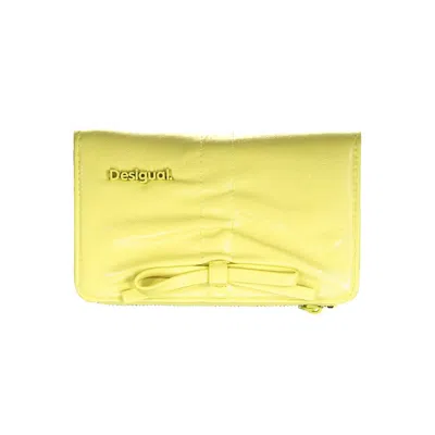 Desigual Giallo Poliuretano Women Wallet