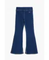 Desigual Girls's Flared Denim-effect Leggings In Blue