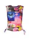 Desigual Graphic-print Top In Multi