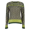Desigual Green Cotton Sweater