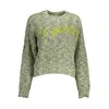 Desigual Green Polyester Sweater In Green