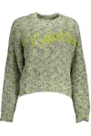 DESIGUAL GREEN POLYESTER SWEATER