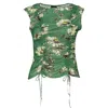 Desigual Green Polyester Tank Top In Green