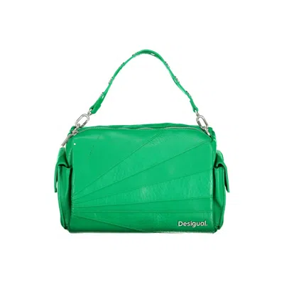 DESIGUAL GREEN POLYETHYLENE HANDBAG