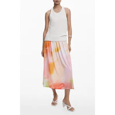 Desigual Halter Neck Max Dress In Multi