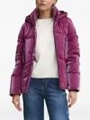 Desigual Heart-detail Quilted Jacket In Black