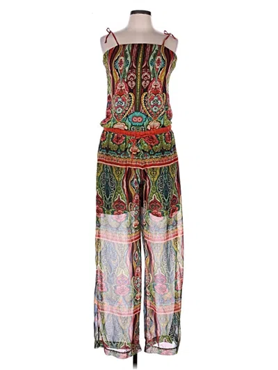 Pre-owned Desigual. Heart Esteban Cortazar Jumpsuit In Green